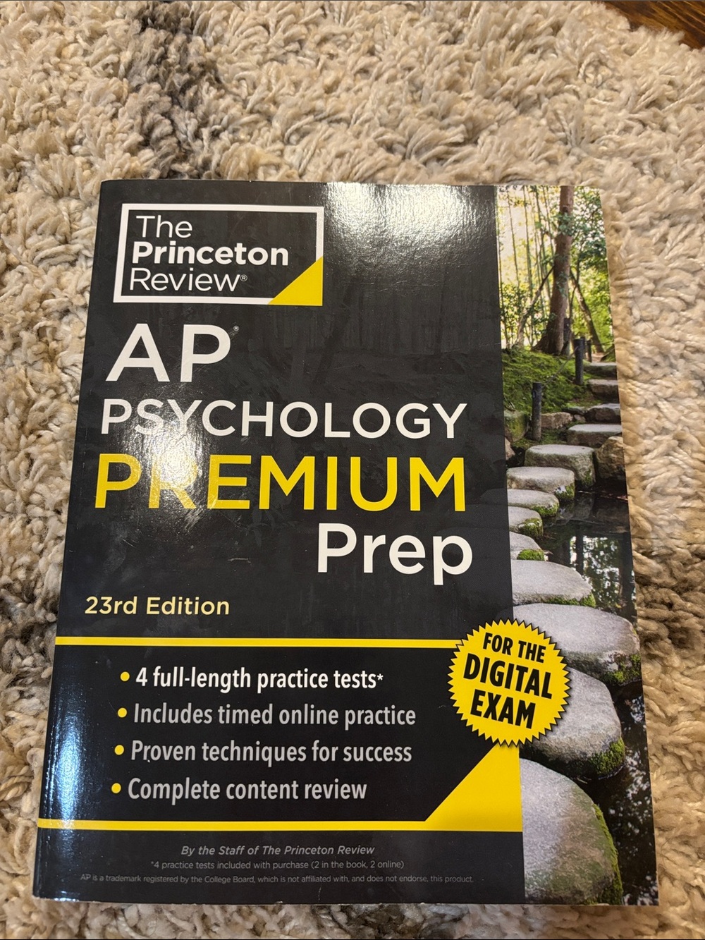 The Princeton Review AP Psychology Premium Prep - Black & Yellow